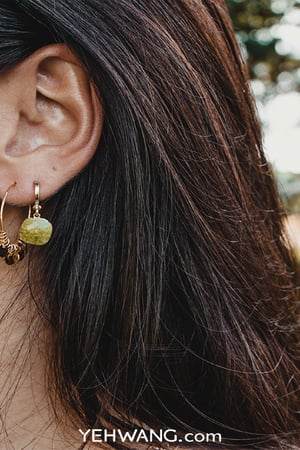 Earrings Dancing Rounds Argenté Cuivré h5 Image2